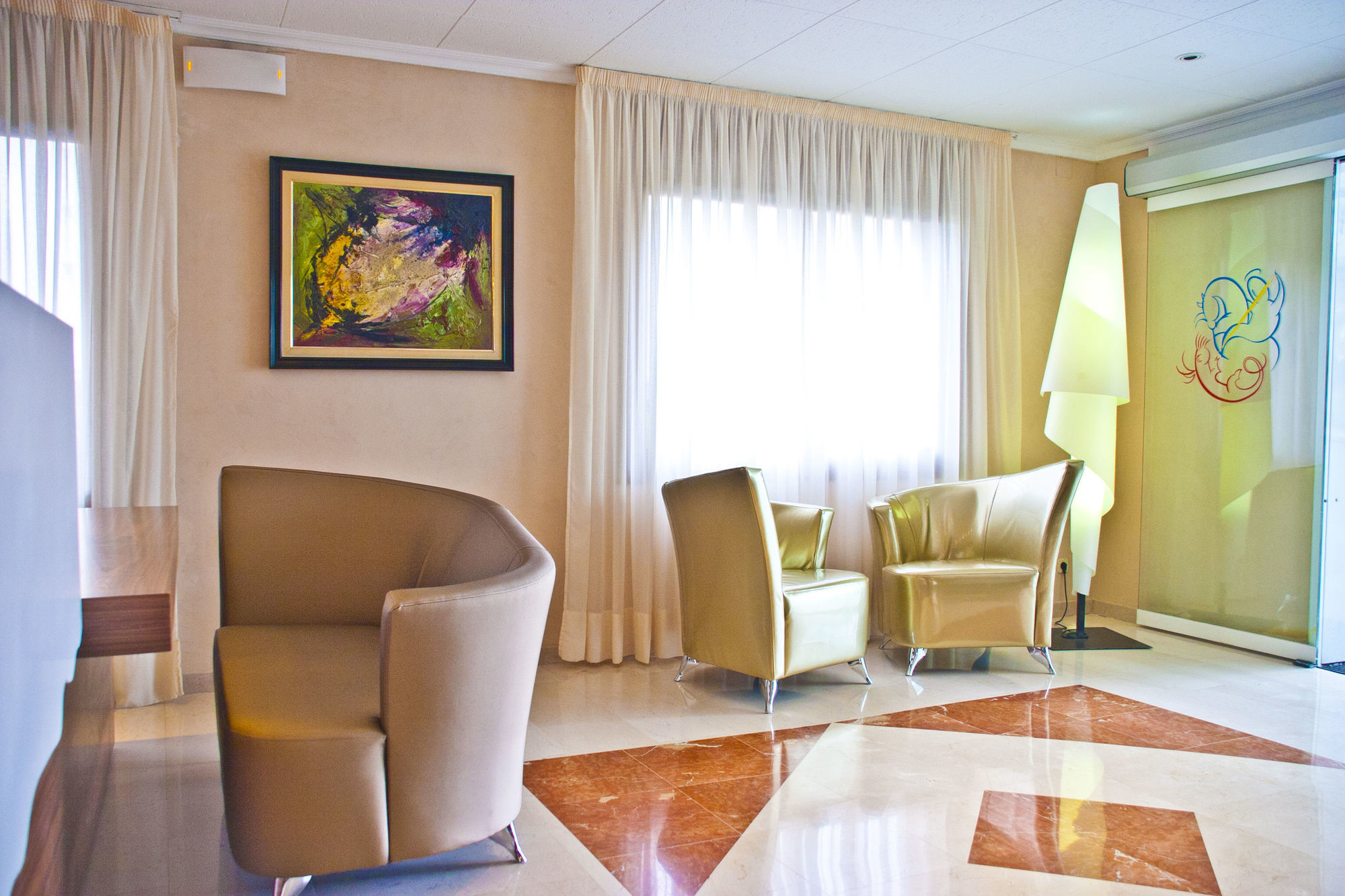 Sant Jordi Boutique Hotel Calella Kültér fotó The lobby of the hotel