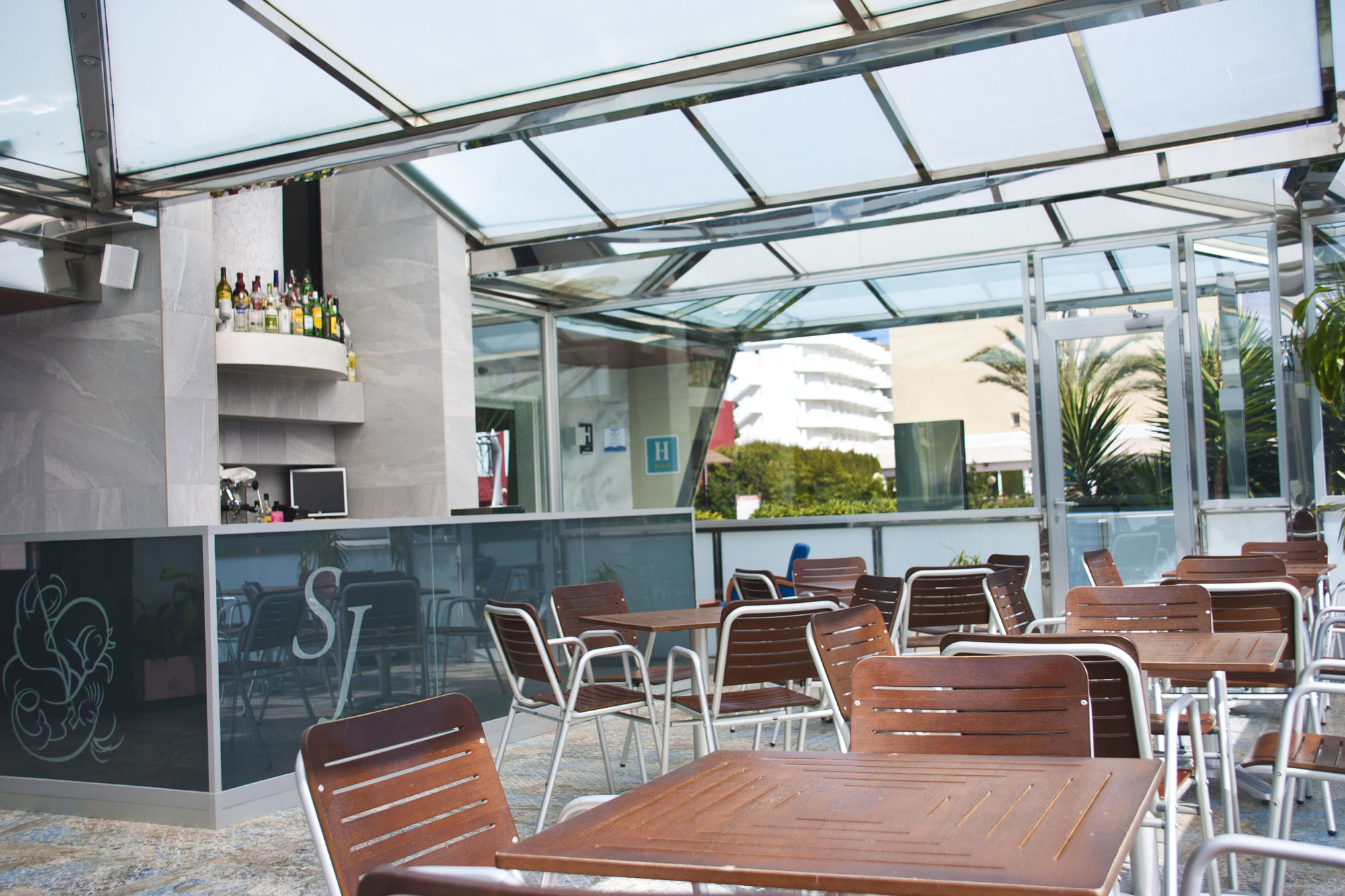 Sant Jordi Boutique Hotel Calella Kültér fotó Sky Bar